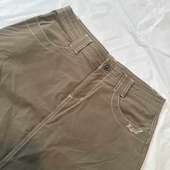 KÜHL Tan A-Line Cargo Skirt Knee-Length Casual - Picture 2 of 5